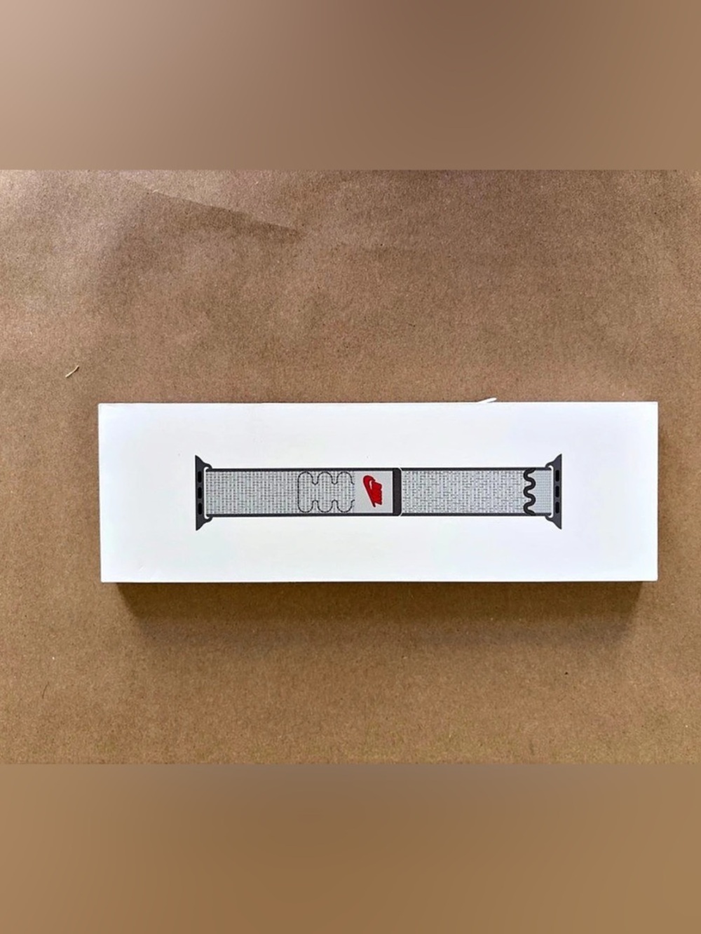 Nike Apple Watch Sport Loop 40mm Gray White Band w/ Box
